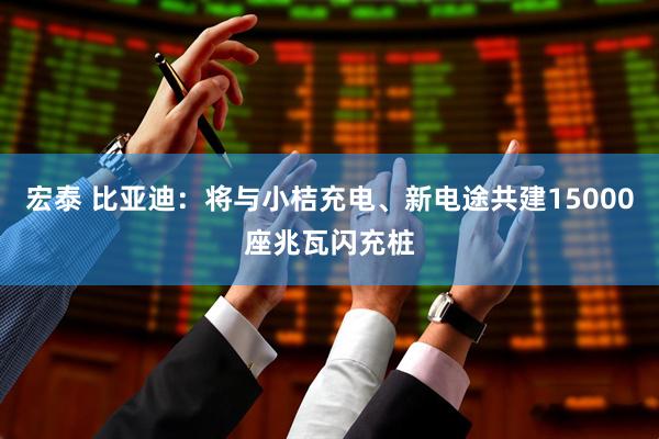 宏泰 比亚迪：将与小桔充电、新电途共建15000座兆瓦闪充桩